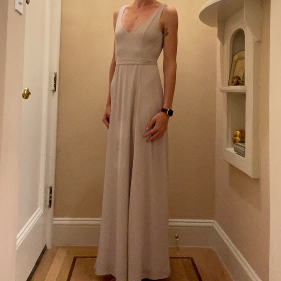 Show Me Your Mumu Jenn Maxi Dress in Nude Size Small - Picture 6 of 7